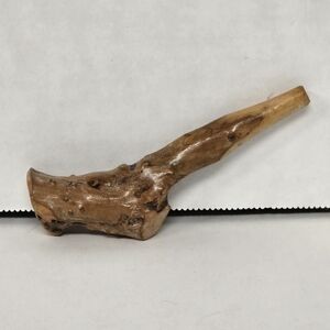 Vintage Asian Natural Wood Pipe 4 1/4"X1 1/8"